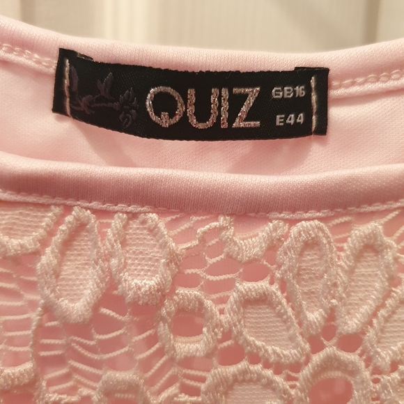 Quiz baby pink cami top - Picture 3 of 5